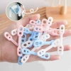 Bộ 10 khóa cố định móc treo áo quần HOUSEEKER silicone chống gió, chống trượt - dùng ngoài trời, giá chỉ 33.000₫ 2