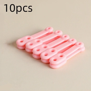 Bộ 10 khóa cố định móc treo áo quần HOUSEEKER silicone chống gió, chống trượt - dùng ngoài trời, giá chỉ 33.000₫ 9