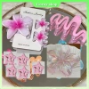 Bộ 10 Màu Frangipani Hoa Tóc Nữ - Kẹp Lưng Đầu Móng Vuốt Đi Biển, Giá 41.800₫ 3