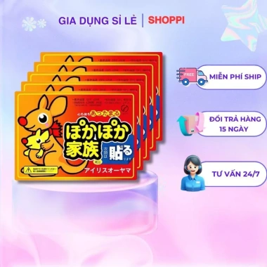 Bộ 10 miếng dán giữ nhiệt con chuột túi giảm đau bụng kinh 6h an toàn - Shoppi