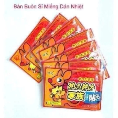 Bộ 10 miếng dán giữ nhiệt con chuột túi giảm đau bụng kinh 6h an toàn - Shoppi
