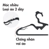 Bộ 10 móc phơi quần áo Ollyhome ST50 - Móc treo áo, đồ, giá chỉ 69.000 VND 4