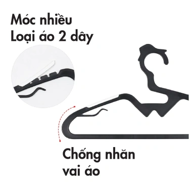 Bộ 10 móc phơi quần áo Ollyhome ST50 - Móc treo áo, đồ, giá chỉ 69.000 VND