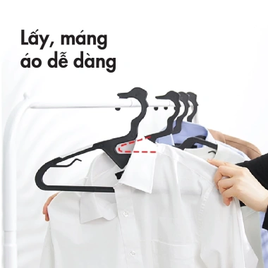 Bộ 10 móc phơi quần áo Ollyhome ST50 - Móc treo áo, đồ, giá chỉ 69.000 VND