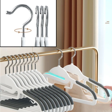Bộ 10 Móc treo áo LOMO cao cấp, thiết kế điểm G xoay 360, chống trượt, chắc chắn - Giá chỉ 129.000₫ 8