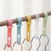 Bộ 10 Móc Treo Quần Áo Chống Gió Khóa Giá Cố Định, Nút Thanh Điều Chỉnh, Không Trơn Trượt, Giá Ưu Đãi 40.425₫
