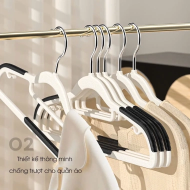 Bộ 10 Móc Treo Quần Áo Chống Tuột – Tiện Lợi, Dễ Phơi Ngoài Trời – Giá 48.000đ