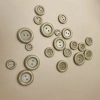 Bộ 10 Nút vân gỗ nhựa bóng - Trang trí handmade, kết áo, giá ưu đãi 15.000 VND 3