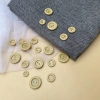 Bộ 10 Nút vân gỗ nhựa bóng - Trang trí handmade, kết áo, giá ưu đãi 15.000 VND 6