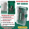 Bộ 10 phụ kiện đa năng Workfix: 5 mũi khoan, 3 mũi vít, vít tôn, chuyển vít sang bulong - 194k 2