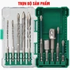 Bộ 10 phụ kiện đa năng Workfix: 5 mũi khoan, 3 mũi vít, vít tôn, chuyển vít sang bulong - 194k 4