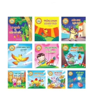 Bộ 10 quyển sách tranh giáo dục kỹ năng sống cho trẻ em - Giá ưu đãi 105.000 VNĐ 2