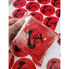 Bộ 10 tem chữ Tết dưa, decal đỏ thiệp Tết, set 10 nhãn, hộp bánh mứt, 15.000đ