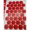 Bộ 10 tem chữ Tết dưa, decal đỏ thiệp Tết, set 10 nhãn, hộp bánh mứt, 15.000đ 5