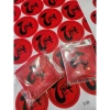 Bộ 10 tem chữ Tết dưa, decal đỏ thiệp Tết, set 10 nhãn, hộp bánh mứt, 15.000đ 8