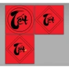 Bộ 10 tem chữ Tết dưa, decal đỏ thiệp Tết, set 10 nhãn, hộp bánh mứt, 15.000đ 9