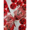 Bộ 10 tem chữ Tết dưa, decal đỏ thiệp Tết, set 10 nhãn, hộp bánh mứt, 15.000đ 10