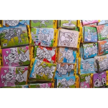 Bộ 10 tranh cát tô màu trẻ em A4 28x22cm - Giá ưu đãi 50.000 VNĐ 2
