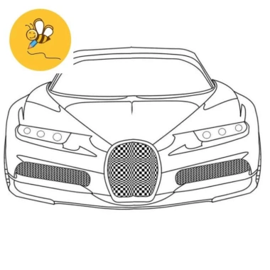 Bộ 10 Tranh Tô Màu Siêu xe Bugatti - Dành cho Màu Sáp và Màu Chì, Giá chỉ 12.900 VNĐ 2 Bộ 10 Tranh Tô Màu Siêu xe Bugatti - Dành cho Màu Sáp và Màu Chì, Giá chỉ 12.900 VNĐ 2
