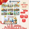 Bộ 10 Truyện Hà Nội - Sài Gòn Du Kí Song Ngữ cho Trẻ 4-12, Lịch Sử - SBOOKS 237.6k 2