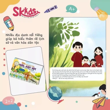 Bộ 10 Truyện Hà Nội - Sài Gòn Du Kí Song Ngữ cho Trẻ 4-12, Lịch Sử - SBOOKS 237.6k 5
