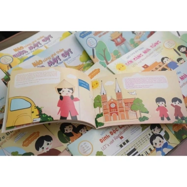 Bộ 10 Truyện Hà Nội - Sài Gòn Du Kí Song Ngữ cho Trẻ 4-12, Lịch Sử - SBOOKS 237.6k 8