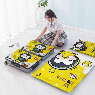 Bộ 10 Túi Hút Chân Không Bảo Quản Quần Áo + Tặng Túi Lưới Giặt - Chỉ 67.000₫