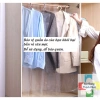 Bộ 10 túi nylon trong suốt treo quần áo - Chống bụi, chống nước, tiện cho tủ đồ, giá 27.000₫ 3