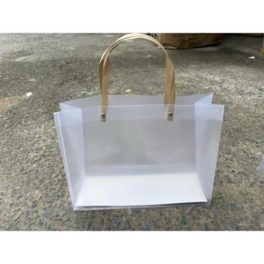 Bộ 10 túi Vuông M8 mica trong đựng quà Tết, giỏ khay trái cây - Giá chỉ 99.000đ