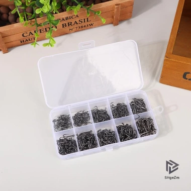 Bộ 100-500 Móc Câu Cá Thép Carbon Cao, Gai Sắc Nét – Giá 43.120₫ giảm từ 53.900₫ 8