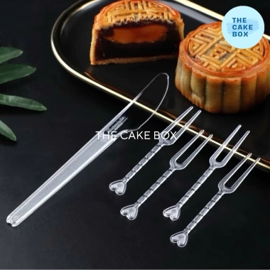Bộ 100 dao nĩa cắt bánh trung thu cao cấp - Giá chỉ 70.000₫, giảm từ 85.400₫
