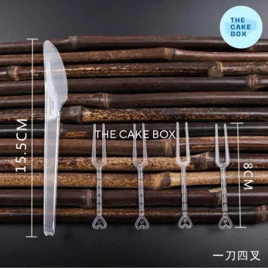 Bộ 100 dao nĩa cắt bánh trung thu cao cấp - Giá chỉ 70.000₫, giảm từ 85.400₫
