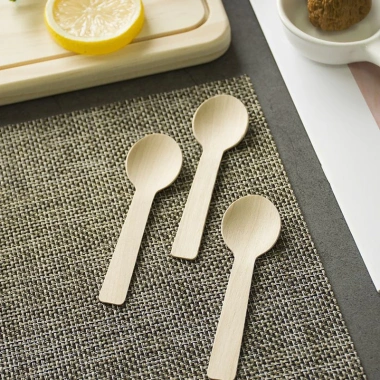 Bộ 100 Đĩa Nĩa Gỗ + Thìa Dao 16cm/10cm Dùng 1 Lần, Phù Hợp Quán Cafe & Nhà Hàng Giá 35.960₫ 10