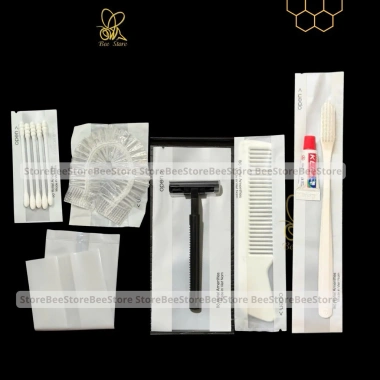 Bộ 100 kem BC cao cấp - kem dưỡng - túi trắng cho nhà nghỉ, khách sạn, ưu đãi 80.000