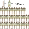 Bộ 100 vít neo vách thạch cao - Không cần khoan, treo rèm, gương, khung ảnh nhanh chóng, chắc chắn, giá 45.000đ