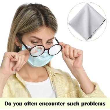 Bộ 10/20/30 Vải Lau Siêu Mịn Microfiber Chống Sương Mù - Lau Kính Mắt, Màn Hình, Trang Sức