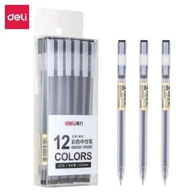 Bộ 12 bút gel Deli A119 119 ngòi 0.5mm, viết êm nhanh, nhiều màu, giá chỉ 75.000₫ 9 Bộ 12 bút gel Deli A119 119 ngòi 0.5mm, viết êm nhanh, nhiều màu, giá chỉ 75.000₫ 9
