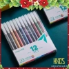 Bộ 12 bút Gel Jinhua 0.5mm - Nhiều màu, thiết kế đẹp, giá ưu đãi 45.000 VND