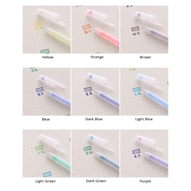 Bộ 12 Bút Gel Màu Kawaii – Viết Bi Trường Học, Nhật Ký, Văn Phòng, Giá chỉ 73.700₫