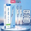 Bộ 12 Bút Gel Nhanh Khô 0.1s Deli ST 0.5 - Viết Đẹp, Giá Ưu Đãi 60k