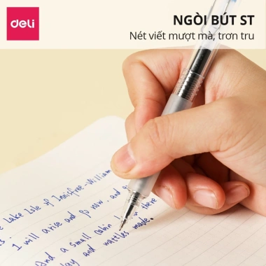 Bộ 12 Bút Gel Nhanh Khô 0.1s Deli ST 0.5 - Viết Đẹp, Giá Ưu Đãi 60k 2