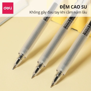 Bộ 12 Bút Gel Nhanh Khô 0.1s Deli ST 0.5 - Viết Đẹp, Giá Ưu Đãi 60k 4