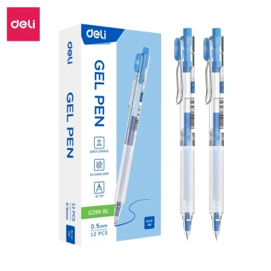 Bộ 12 Bút Gel Nhanh Khô 0.1s Deli ST 0.5 - Viết Đẹp, Giá Ưu Đãi 60k 6