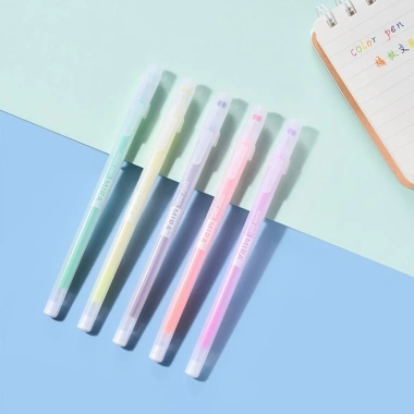 Bộ 12 Bút Gel Pastel 0.5mm – Viết mượt, nhiều màu dễ thương cho bullet journal, học sinh và sinh viên – Giá chỉ 31.000đ