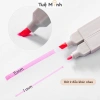 Bộ 12 bút highlight 2 đầu thân vuông Pastel HI06, sticker VPPTUEMINH, bút dạ quang, chỉ 41.800₫ 3
