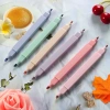 Bộ 12 bút highlight graffiti pastel hình vuông, nhiều màu, đầu mềm, chỉ 25.000₫ 7