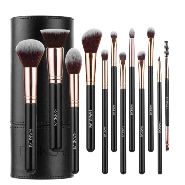 Bộ 12 cọ trang điểm RANCAI cá nhân kèm túi đựng - Giá ưu đãi 220.000đ, giảm sâu so với 279.400đ