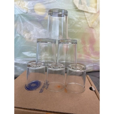 Bộ 12 Cốc Thủy Tinh Lotus Glass 70ml - Dùng Uống Trà Cà Phê, Bền Đẹp Giá Tốt 5