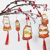 Bộ 12 Liễn Trang Trí Tết Mai Đào 6x8cm - Đèn treo cây Mai Đào, giá ưu đãi 38.232₫ 3