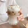 Bộ 12 Ly Thủy Tinh 320ml Đáy Khía Hai Tầng - Dùng Cà Phê, Sinh Tố, Trà Sữa, Giá Ưu Đãi 79.000đ 4